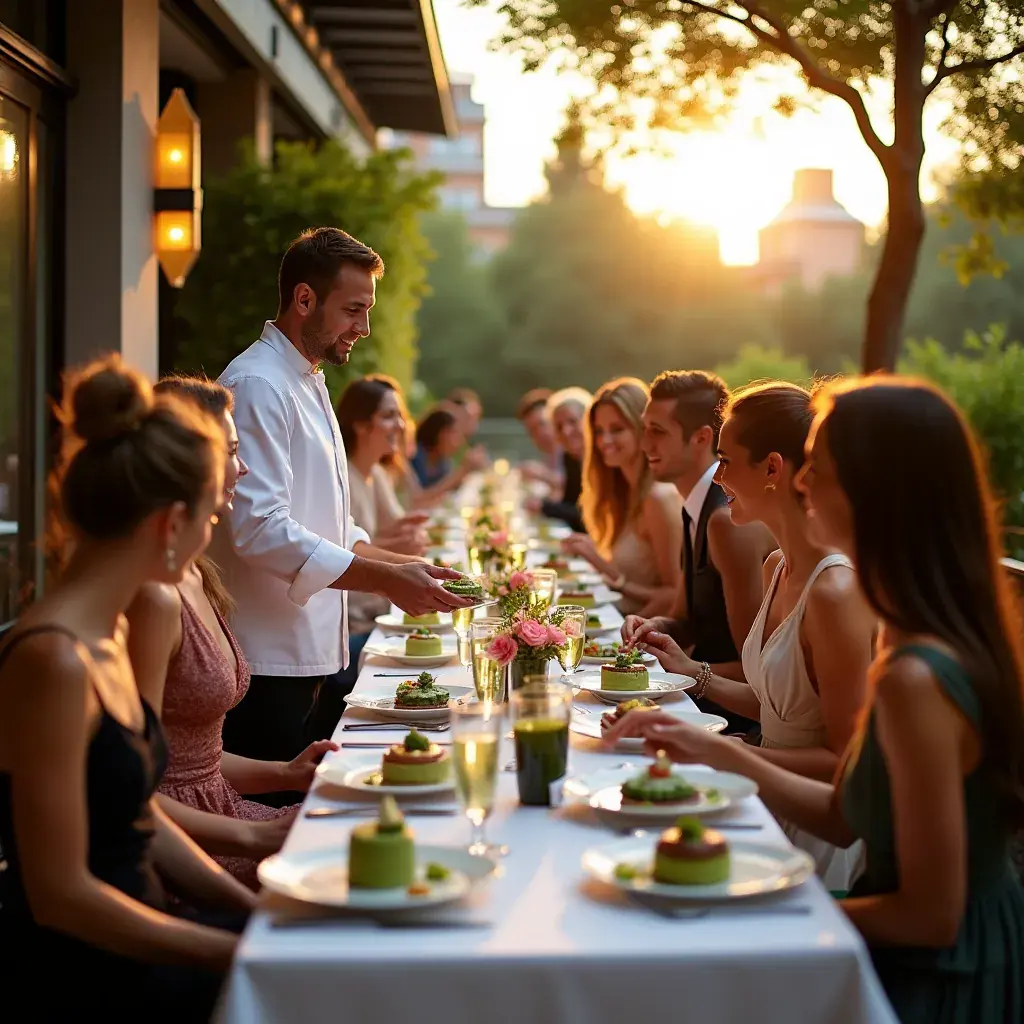 Infusión de té verde con hierbas frescas y flores.